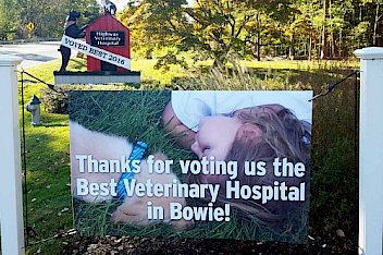 Voted the best veterinary hospital in Bowie, MD